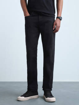 Flying Machine - Men's Black Freddie Straight Fit Jeans
