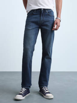 Flying Machine - Men's Freddie Straight Fit Stone Washed Jeans