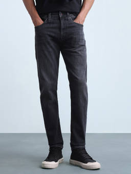 Flying Machine - Men's Slash Straight Fit Whiskered Jeans