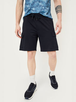 max - Men Solid Cargo Shorts