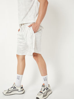 max - Men White Printed Shorts