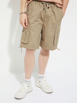 max - Urb_N Men Solid Cargo Shorts