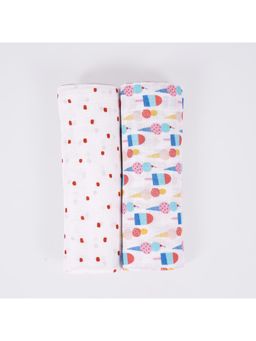 TIDY SLEEP - Muslin Swaddle Ice Cream (Pack of 2)