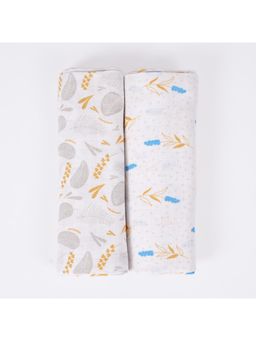 TIDY SLEEP - Muslin Swaddle Country Farm-PACK of 2