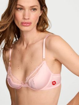 Victoria's Secret - Pink Solid Underwired Non-Padded Bra