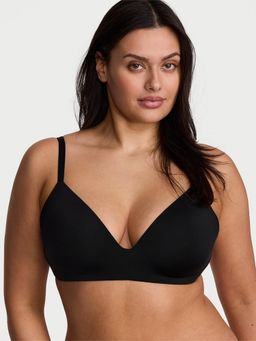 Victoria's Secret - Black Solid Wireless Lightly Padded Bra
