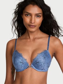 Victoria's Secret - Multi-Color Self Design Underwired Heavily Padded Bra