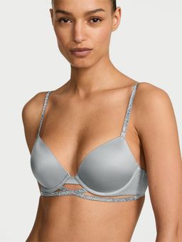 Victoria's Secret - Grey Solid Underwired Heavily Padded Bra