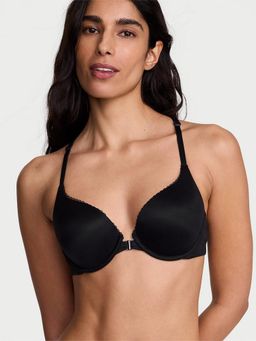 Victoria's Secret - Black Solid Underwired Heavily Padded Bra