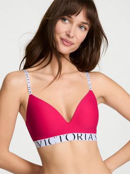 Victoria's Secret - Magenta Solid Wireless Lightly Padded Bra