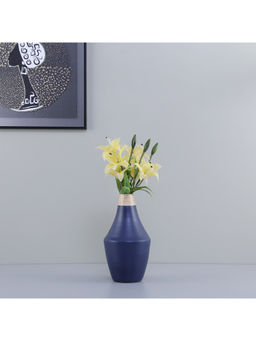 HomeTown - Bamboo Vases in Blue Colour