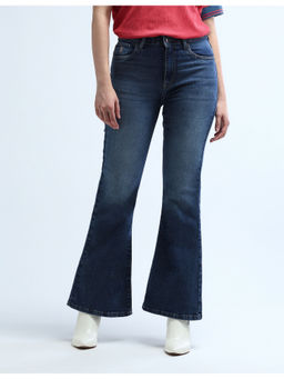 U.S. POLO ASSN. - Navy Blue High Rise Extreme Flare Jeans