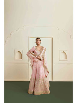 Gopi Vaid - Gulnaaz Pink Anarkali with Churidar and Dupatta