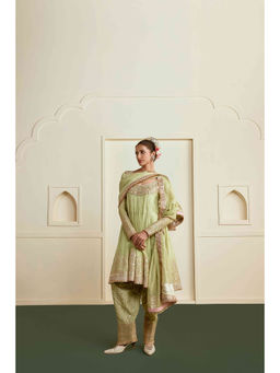 Gopi Vaid - Mehfil Green Anarkali with Salwar and Dupatta