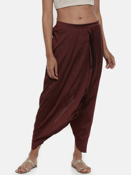 ASMI By Mayank Modi - Silver Grey Silk Dhoti Pant