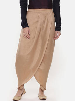 ASMI By Mayank Modi - Silk Bronze Dhoti Pants