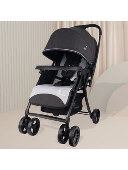 R for Rabbit - Poppins Joy Cute Stroller For Kids - Black (18-24 Months)