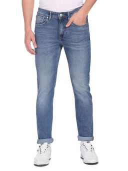 U.S. Polo Assn. Denim Co. - Men Blue Whiskered Regallo Skinny Fit Jeans