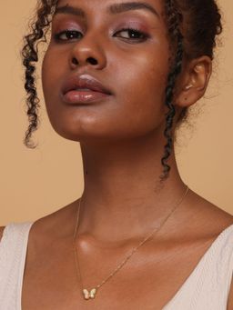 Palmonas - Little Butterfly Necklace for Womens Waterproof & Anti-Tarnish