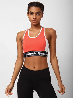 Reebok - Core Logo Bralette Colorblock Orange Training Bra
