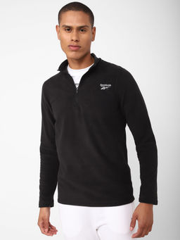 Reebok - Ow Flc Q Zip Black Walking Jacket