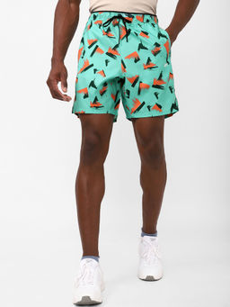 Reebok - Ts Speed Aop Short Teal Training Shorts