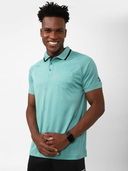 Reebok - Rbk Zr Polo Teal Training Polo T-shirts