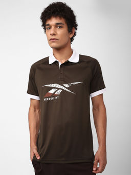 Reebok - Rbk Sp Polo Brown Training Polo T-shirts