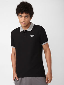 Reebok - Rbk Fnd Neo Cot Polo Black Training Polo T-shirts