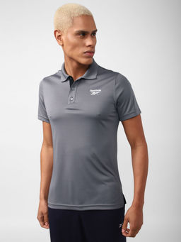 Reebok - Fnd Rec Vector Polo Grey Training Polo T-shirts