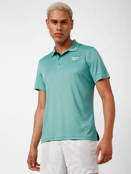 Reebok - Fnd Rec Vector Polo Teal Training Polo T-shirts
