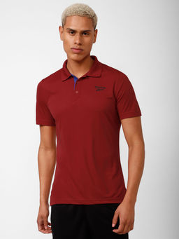 Reebok - Fnd Rec Vector Polo Red Training Polo T-shirts