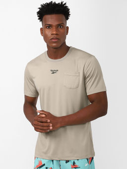 Reebok - Rbk Pocket Tee Beige Training T-shirts