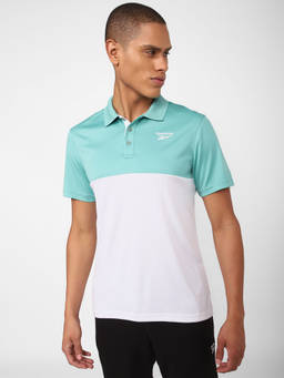 Reebok - Rbk Prime Polo Teal Training Polo T-shirts