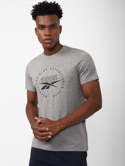 Reebok - Rbk Workout Tee Grey Training T-shirts