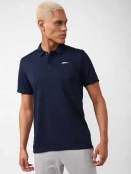 Reebok - Reeebok Windsurfer X Polo Navy Blue Training Polo T-shirts
