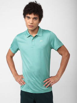Reebok - Power Mesh Polo Teal Training Polo T-shirts