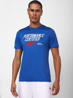 Reebok - Gs Training Statement Tee Blue Training T-shirts
