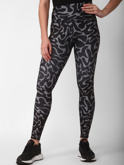 Reebok - Wor Aop Tight Black Training Tights