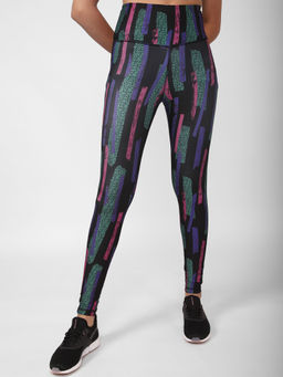 Reebok - Myt Aop Poly Tight Pink Training Tights