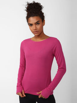 Reebok - Wor Supremium Long Sleeve Pink Training T-shirts