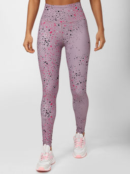 Reebok - Layered Bra Top Purple Walking Tank