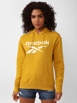 Reebok - Ri Bl Fleece Hoody Yellow Training Sweatshirts