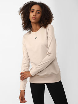 Reebok - Rbk W Fnd Sweat Beige Training Sweatshirts