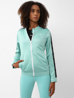 Reebok - Enh W Fitness Tracktop Teal Training Track Top