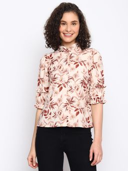 Latin Quarters - Women Multi Color Printed Half Sleeve Regular Top