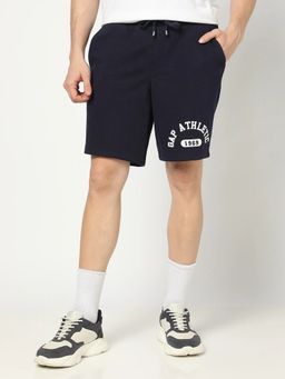 GAP - Men Logo Print Mid-Rise Shorts