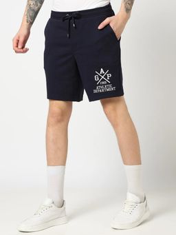 GAP - Men Navy Blue Mid-Rise Shorts