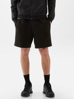 GAP - Regular Fit Mid-Rise Black Men Shorts