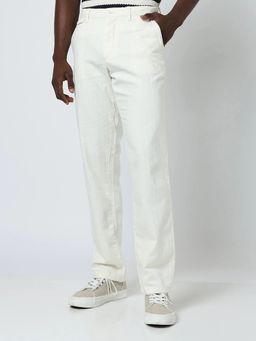 GAP - Men Mid-Rise Solid Regular Pant